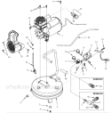 Page A Diagram and Parts List for EX800202 2002 Campbell Hausfeld Compressor
